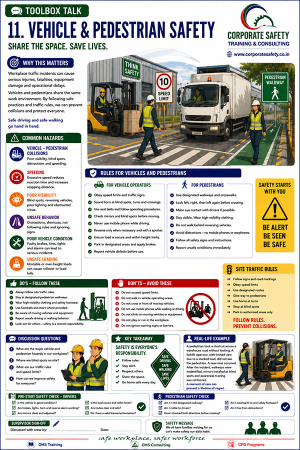 Vehicle & Pedestrian Safety