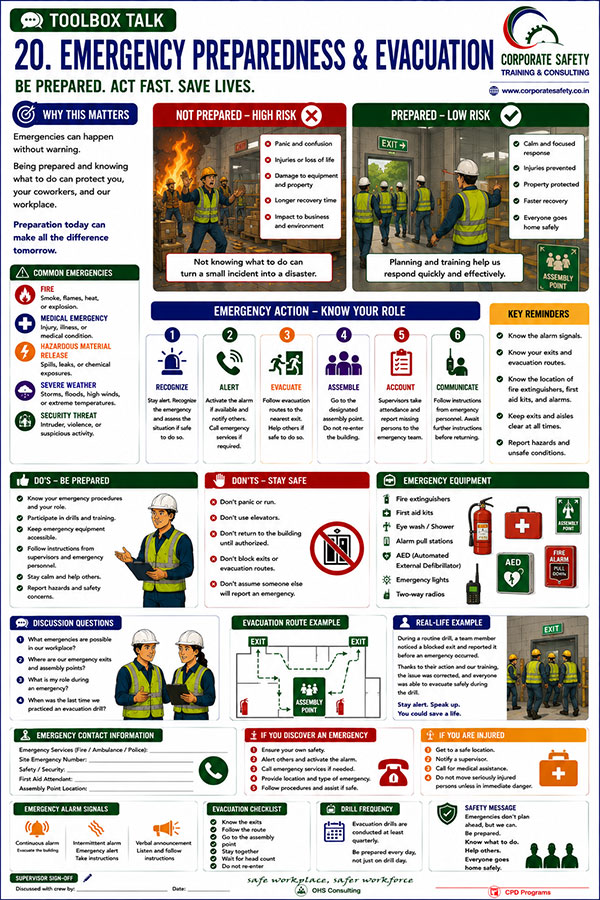 Emergency Preparedness & Evacuation